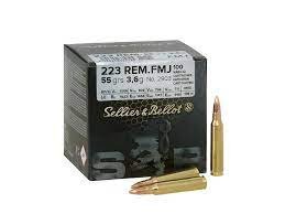 Sellier & Bellot .223 Remington 55gr FMJ 100 Rnd